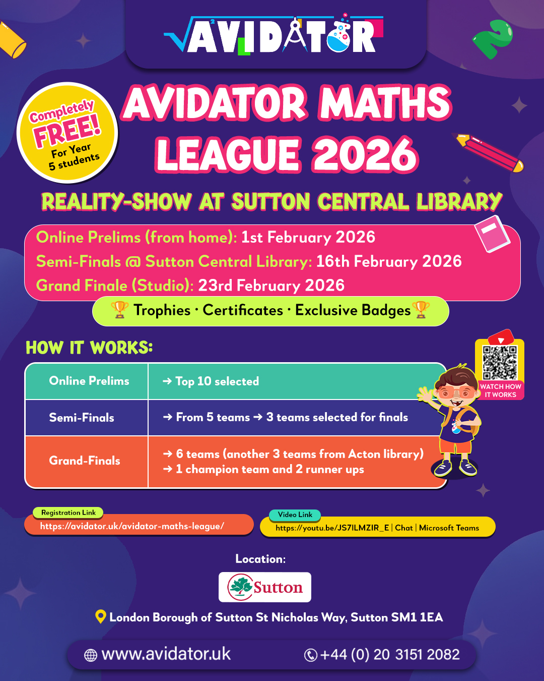 Avidator Maths League 2026